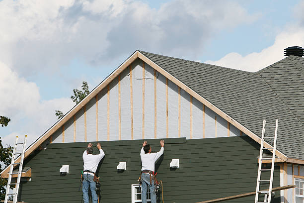 Professional Wood Siding technician working in Lawrence, IN